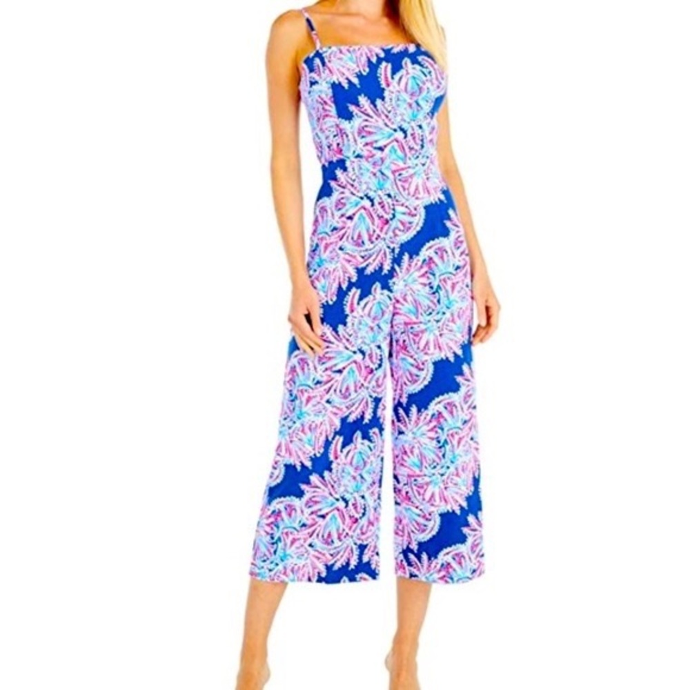 🏝️Lilly Pulitzer Sandra Jumpsuit SZ 0 NWT🏝️ - Picture 10 of 13